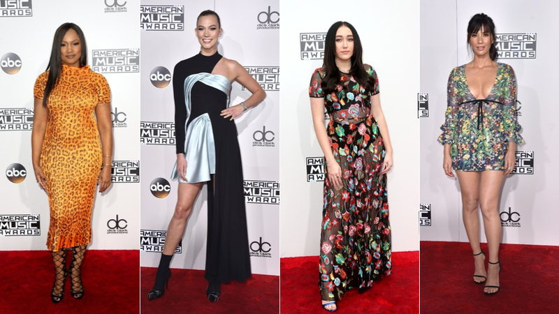 Illustration for article titled Sheer and Lace Will Never Die: All the Red Carpet Looks From the 2016 AMAs